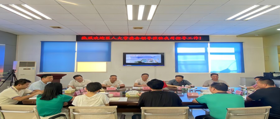 區人大黃賢青主任攜領(lǐng)導班子蒞臨堅寶電纜走訪(fǎng)調研